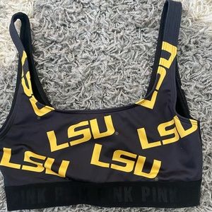 Victoria secret PINK LSU sports bra